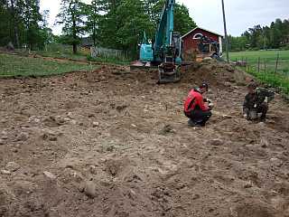 Kuva: Kaivutyön valvonta Henttalassa SVa
