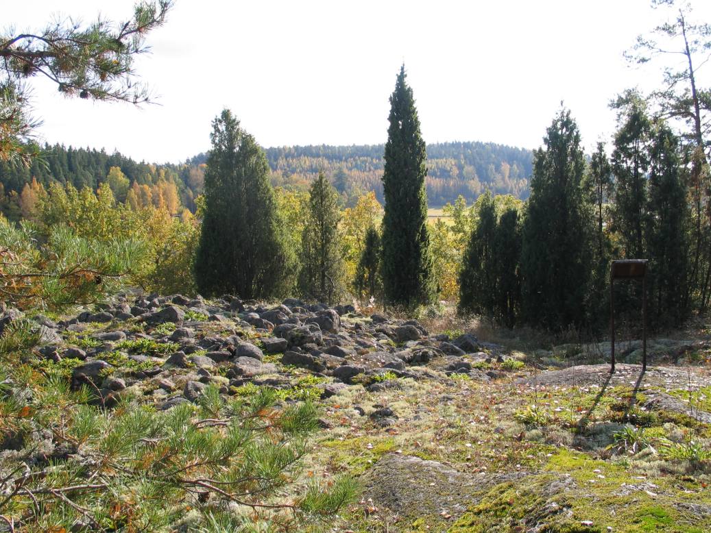 Kuva: Ekebergan hautalatomusta. Kaisa Lehtonen 7.10.2005